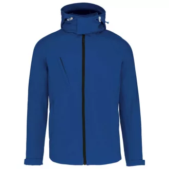   Férfi kapucnis softshell dzseki, Kariban KA413, Dark Royal Blue-S