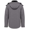 Férfi kapucnis softshell dzseki, Kariban KA413, Marl Grey-S