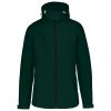 Női kapucnis softshell dzseki, Kariban KA414, Bottle Green-S