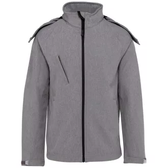 Női kapucnis softshell dzseki, Kariban KA414, Marl Grey-S