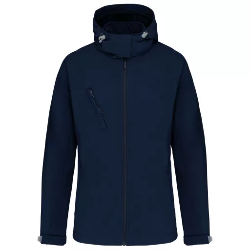 Női kapucnis softshell dzseki, Kariban KA414, Navy-XL