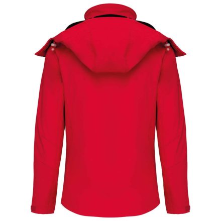 Női kapucnis softshell dzseki, Kariban KA414, Red-2XL