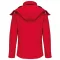Női kapucnis softshell dzseki, Kariban KA414, Red-2XL