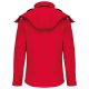 Női kapucnis softshell dzseki, Kariban KA414, Red-S