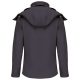 Női kapucnis softshell dzseki, Kariban KA414, Titanium-S