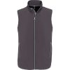 Uniszex  két rétegű softshell mellény, Kariban KA423, Titanium-S