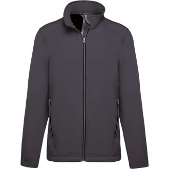   Férfi két rétegű softshell dzseki, Kariban KA424, Titanium-3XL