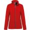 Női két rétegű softshell dzseki, Kariban KA425, Red-M