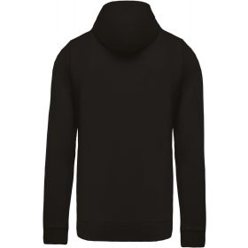 Kariban KA438 cipzáras kapucnis póló, Black R