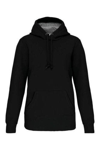 Uniszex  vastag kapucnis pulóver, Kariban KA443, Black-4XL