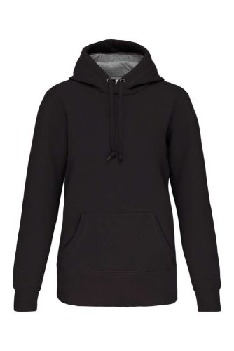 Uniszex  vastag kapucnis pulóver, Kariban KA443, Dark Grey-XS