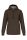 Uniszex  vastag kapucnis pulóver, Kariban KA443, Dark Khaki-XS