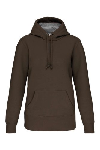 Uniszex  vastag kapucnis pulóver, Kariban KA443, Dark Khaki-XS