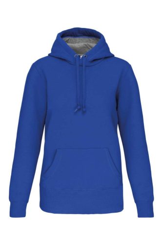Uniszex  vastag kapucnis pulóver, Kariban KA443, Light Royal Blue-XS