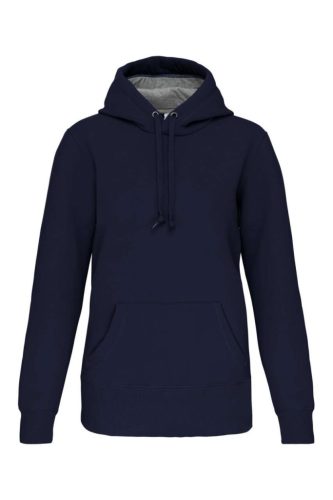 Uniszex  vastag kapucnis pulóver, Kariban KA443, Navy-3XL