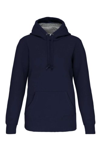 Uniszex  vastag kapucnis pulóver, Kariban KA443, Navy-XS