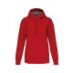 Uniszex  vastag kapucnis pulóver, Kariban KA443, Red-4XL