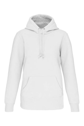 Uniszex  vastag kapucnis pulóver, Kariban KA443, White-XS