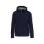 Uniszex  cipzáras kapucnis vastag pulóver, Kariban KA444, Navy-2XL