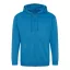 Kariban KA451 kapucnis cipzáras pulóver,  Tropical Blue Heather-3XL