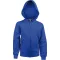 Gyermek cipzáras kapucnis pulóver, Kariban KA455, Light Royal Blue-12/14
