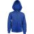 Gyermek cipzáras kapucnis pulóver, Kariban KA455, Light Royal Blue-6/8