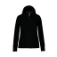 Női cipzáros kapucnis pulóver, Kariban KA464, Black-M