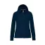Női cipzáros kapucnis pulóver, Kariban KA464, Navy-2XL