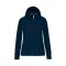 Női cipzáros kapucnis pulóver, Kariban KA464, Navy-XS