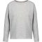 Női laza szabású környakas pulóver, Kariban KA471, Light Grey Heather-L/XL