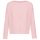 Női laza szabású környakas pulóver, Kariban KA471, Pale Pink-S/M