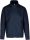 Uniszex  cipzáras pulóver, Kariban KA472, Navy-XL