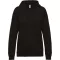 Női kapucnis pulóver, Kariban KA473, Black-XS