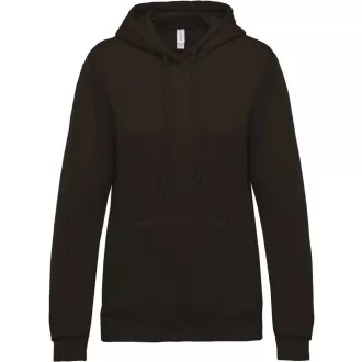 Női kapucnis pulóver, Kariban KA473, Dark Grey-M
