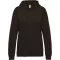 Női kapucnis pulóver, Kariban KA473, Dark Grey-M