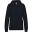 Női kapucnis pulóver, Kariban KA473, Navy-2XL