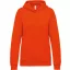 Női kapucnis pulóver, Kariban KA473, Orange-2XL