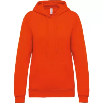 Női kapucnis pulóver, Kariban KA473, Orange-XS