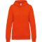 Női kapucnis pulóver, Kariban KA473, Orange-XS