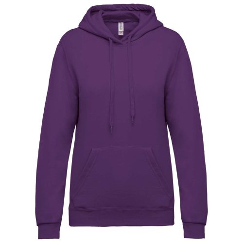 Női kapucnis pulóver, Kariban KA473, Purple-2XL