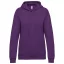 Női kapucnis pulóver, Kariban KA473, Purple-XL