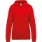 Női kapucnis pulóver, Kariban KA473, Red-XL