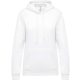 Női kapucnis pulóver, Kariban KA473, White-L