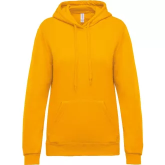 Női kapucnis pulóver, Kariban KA473, Yellow-XS