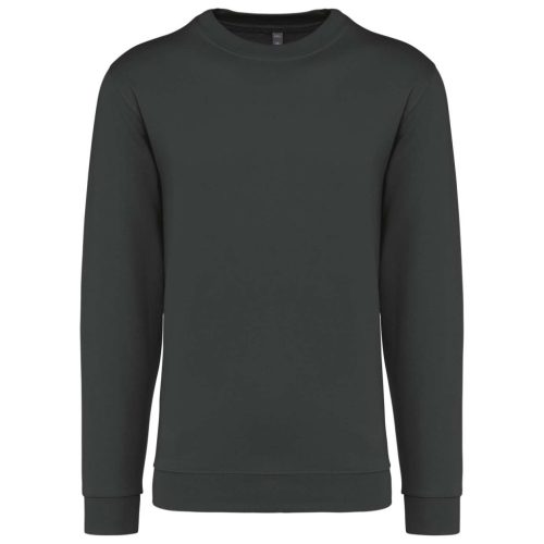 Uniszex kereknyakú pulóver, Kariban KA474, Dark Grey-2XL