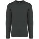 Uniszex kereknyakú pulóver, Kariban KA474, Dark Grey-2XL