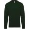 Uniszex kereknyakú pulóver, Kariban KA474, Forest Green-L