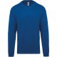 Uniszex kereknyakú pulóver, Kariban KA474, Light Royal Blue-2XL