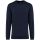 Uniszex kereknyakú pulóver, Kariban KA474, Navy-4XL