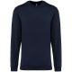 Uniszex kereknyakú pulóver, Kariban KA474, Navy-4XL